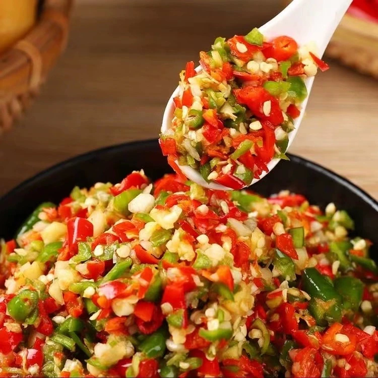 湖南农家辣椒酱特辣蒜蓉手工剁辣椒香辣下饭菜自制辣酱小米剁椒酱