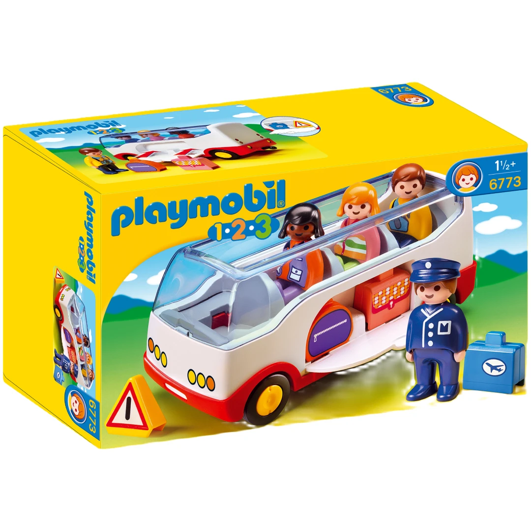 playmobil摩比世界6773机场摆渡车大巴