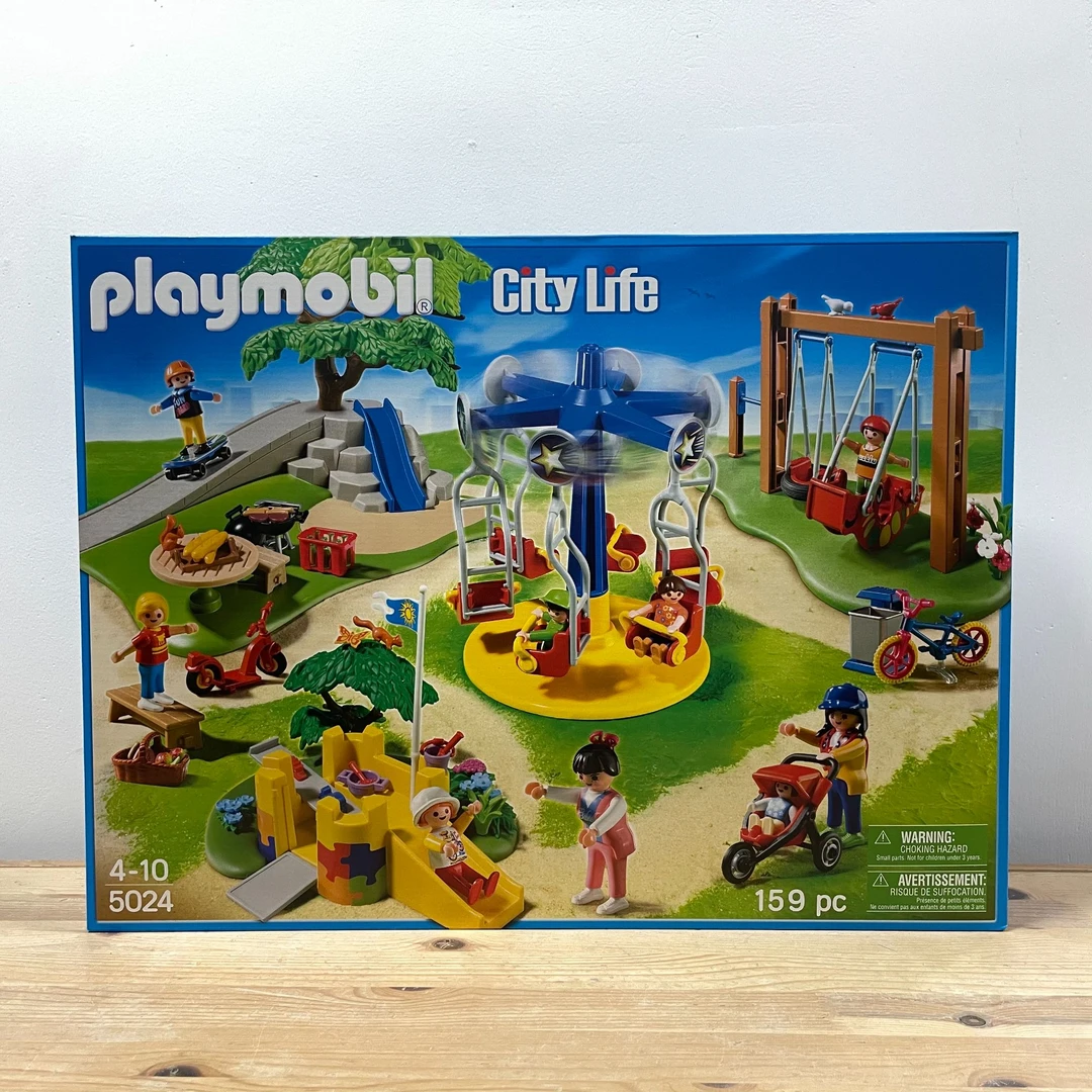 playmobil摩比世界5024儿童乐园游乐园游乐场玩具摩比世界