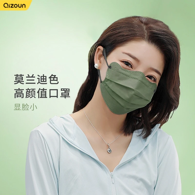 夏季薄款独立包装莫兰迪护眼角成人一次性3D立体防护一次性透气
