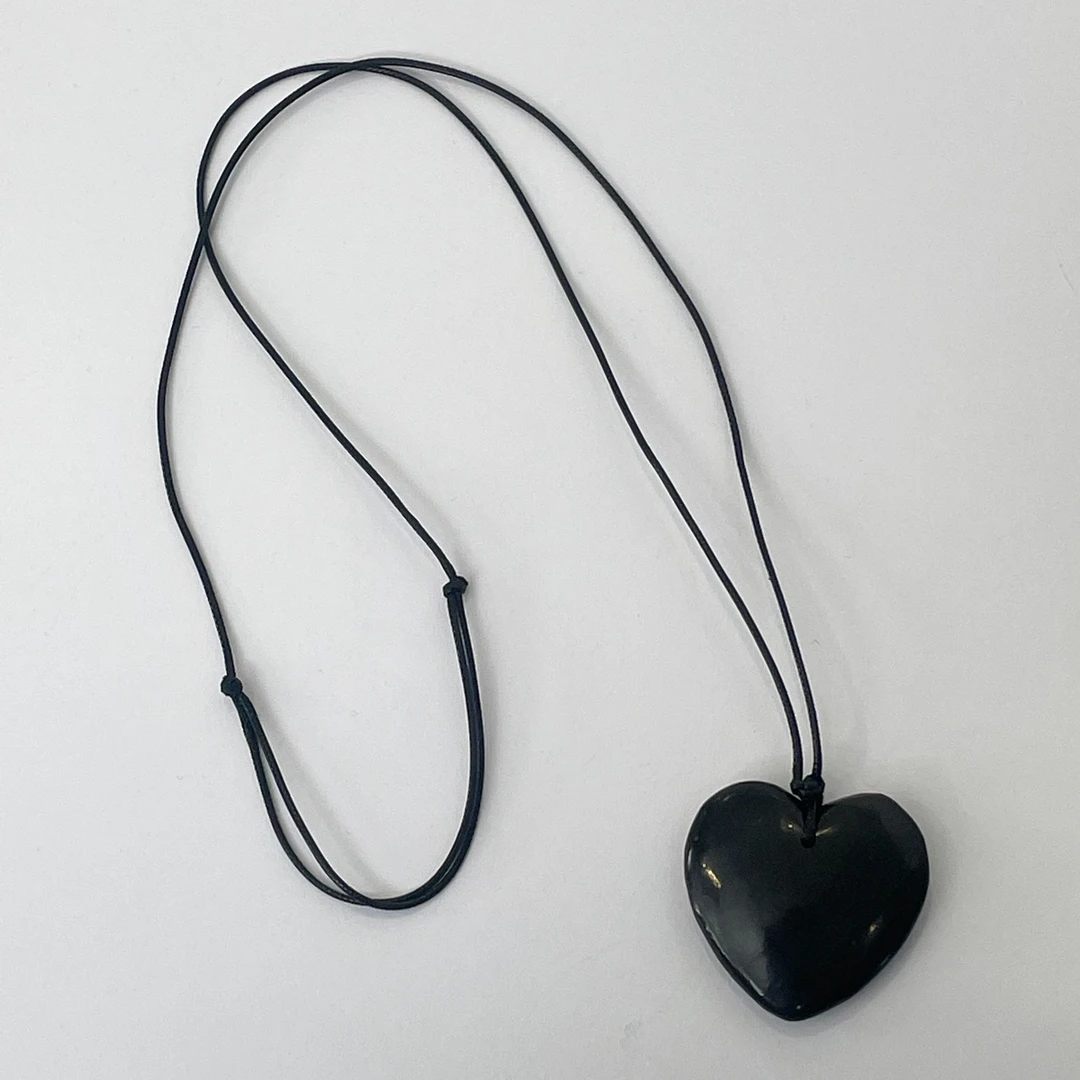 非金属布艺项链 ZHOU MI 爱心项链 ZP7797