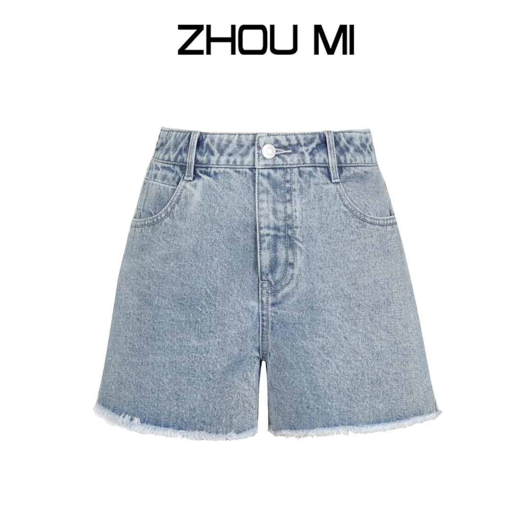 ZHOU MI 不要错过这条牛仔短裤 ZN6107