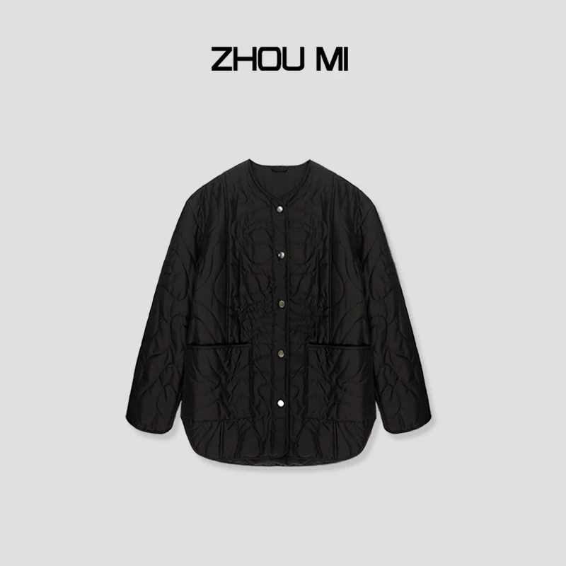ZHOU MI “随性经典”圆领趣味间线轻盈西服 ZY2860