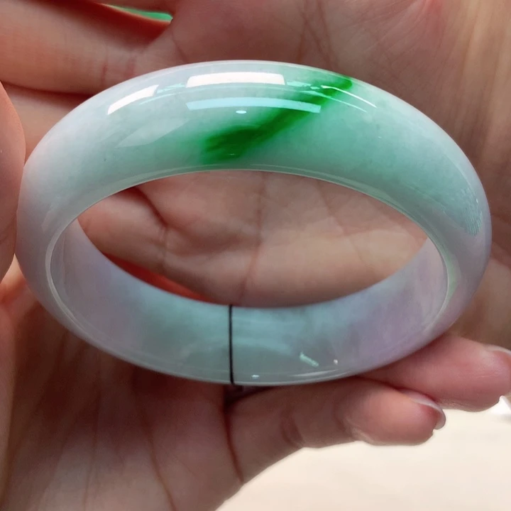 【闪购商品】翡翠手镯未镶嵌@*姐天然缅甸翡翠手镯