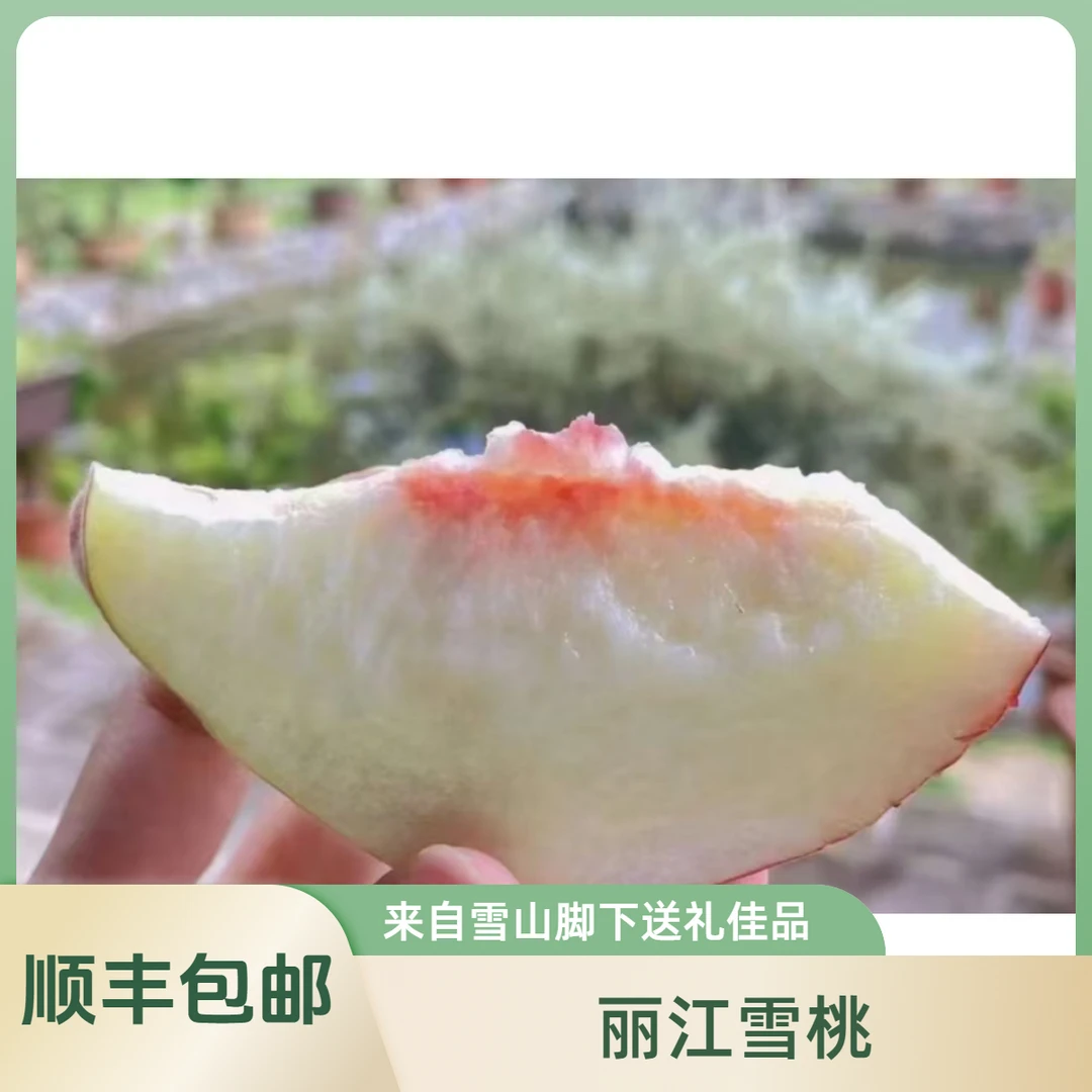 顺丰丽江雪桃新鲜水果礼盒装
