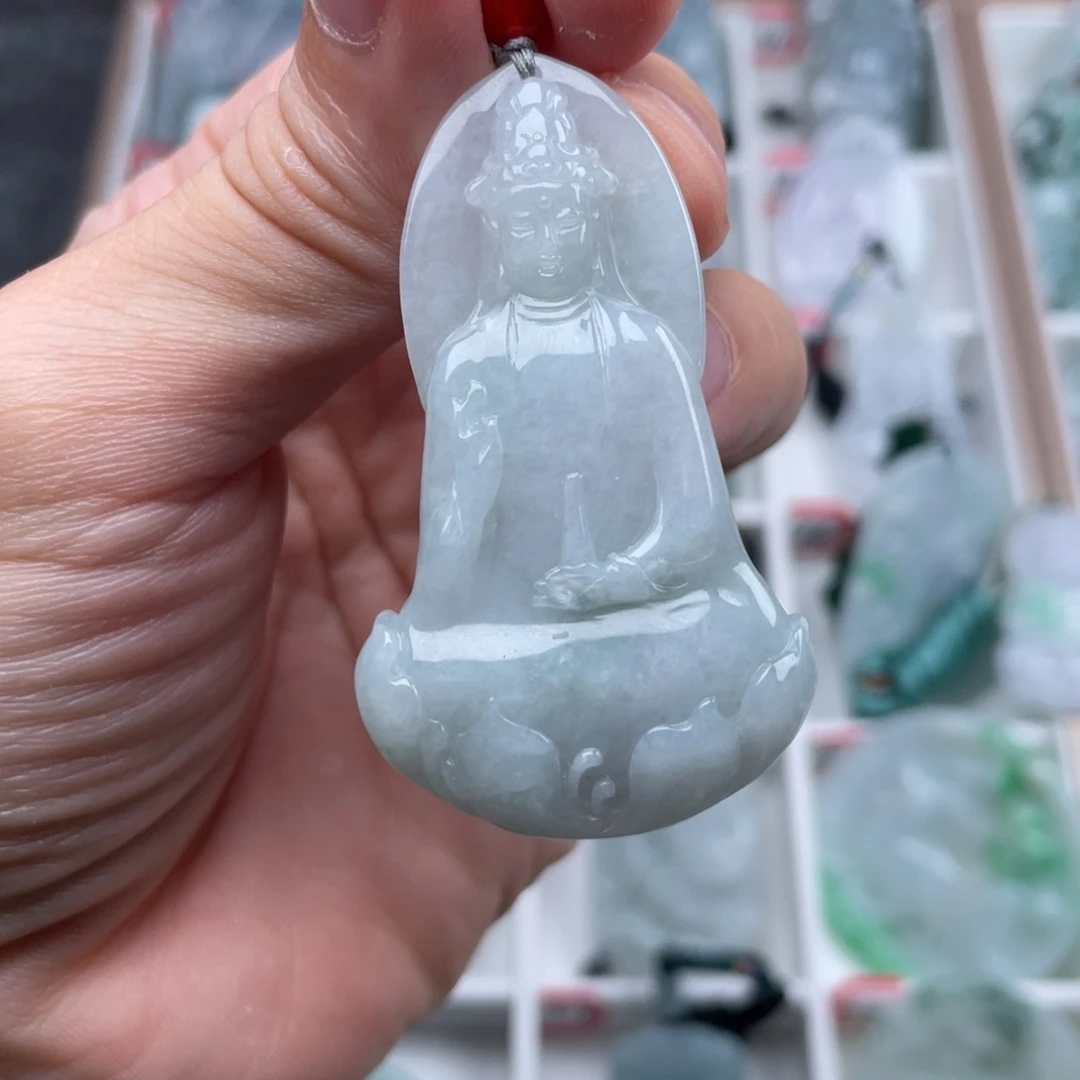 翡翠颈饰未镶嵌挂件362