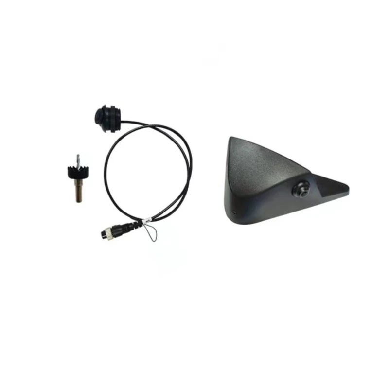 货车四路监控倒车影像高清夜视摄像左右打孔倒车影像摄像头12V24V