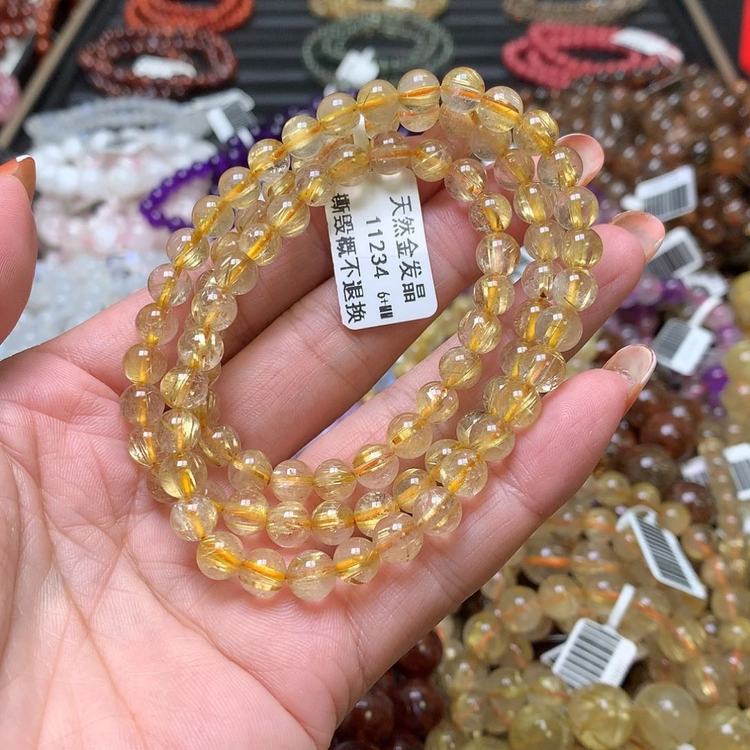 水晶手链未镶嵌，