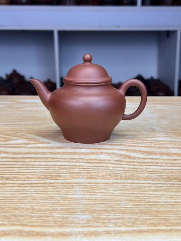 宜兴紫砂壶紫泥宫灯（老壶）