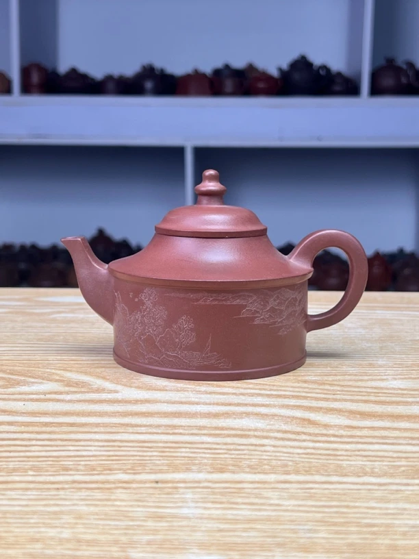 宜兴紫砂壶大水潭底槽清宝塔壶