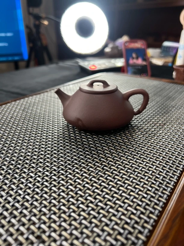 宜兴紫砂壶紫泥心州石瓢石瓢