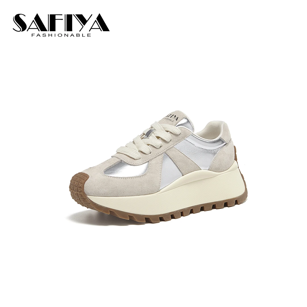 索菲娅Safiya2024春季新款潮流百搭运动时尚休闲女鞋SF34118C42