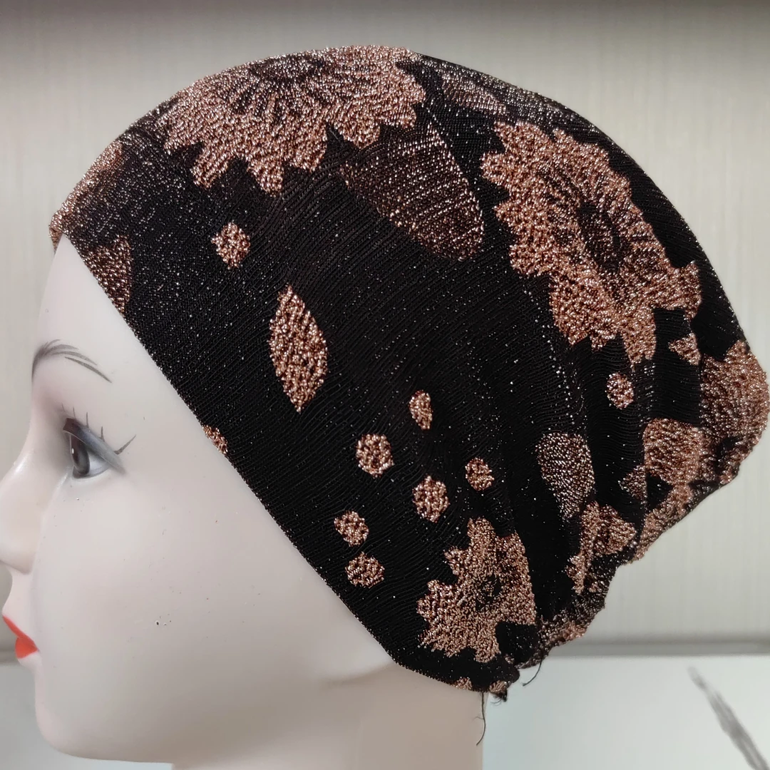 亮丝莎休闲居家遮白发帽 夏季时尚百搭高弹透气