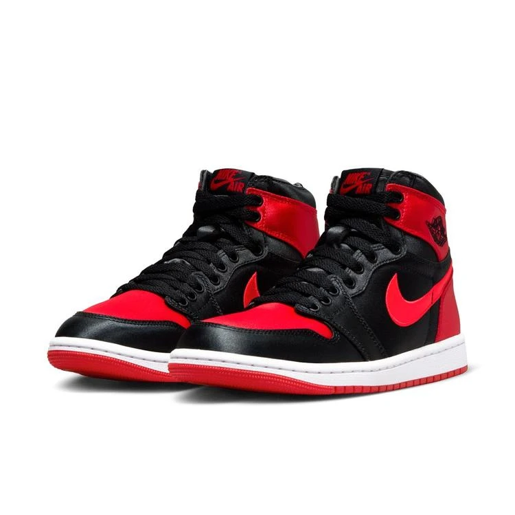 W AIR JORDAN 1 RETRO HIGH OG T-AJ1红丝绸黑红女鞋/FD4810-061