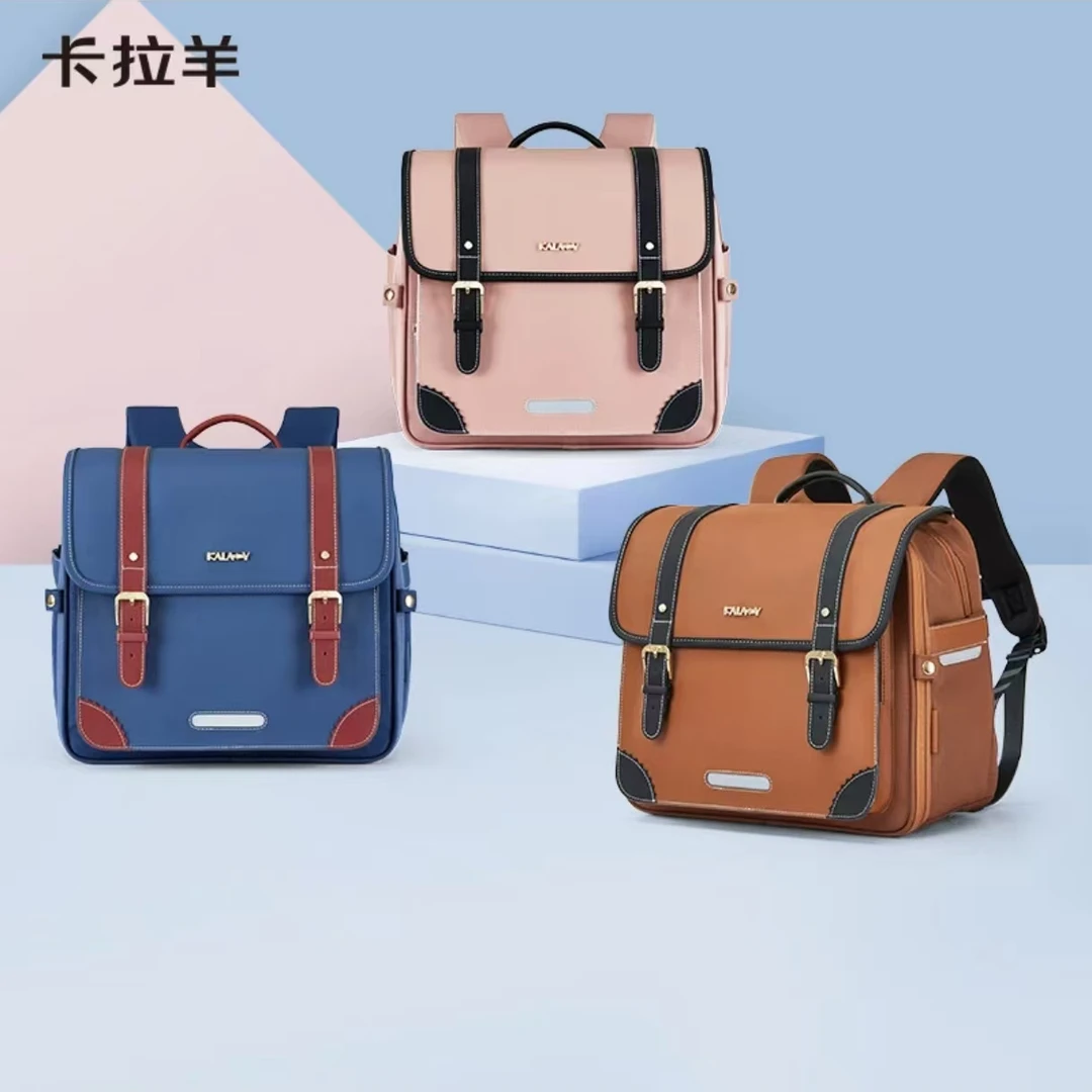【气囊减负幼升小必入】卡拉羊九微米小学生1-4年级18L书包双肩2194