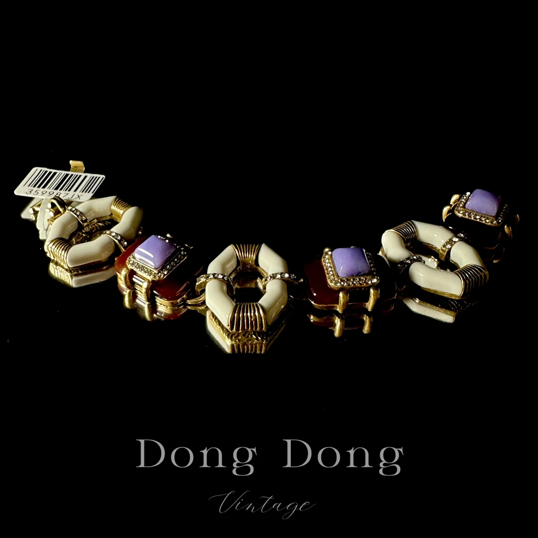 铜合金琉璃手链 铜合金中古重工手链【3599】 收藏高定