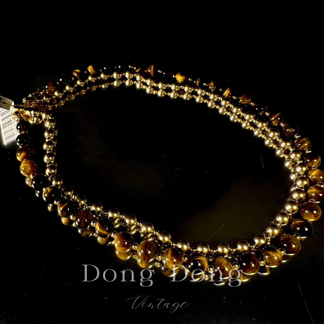 铜合金项链 铜合金中古重工项链【3357】中古收藏