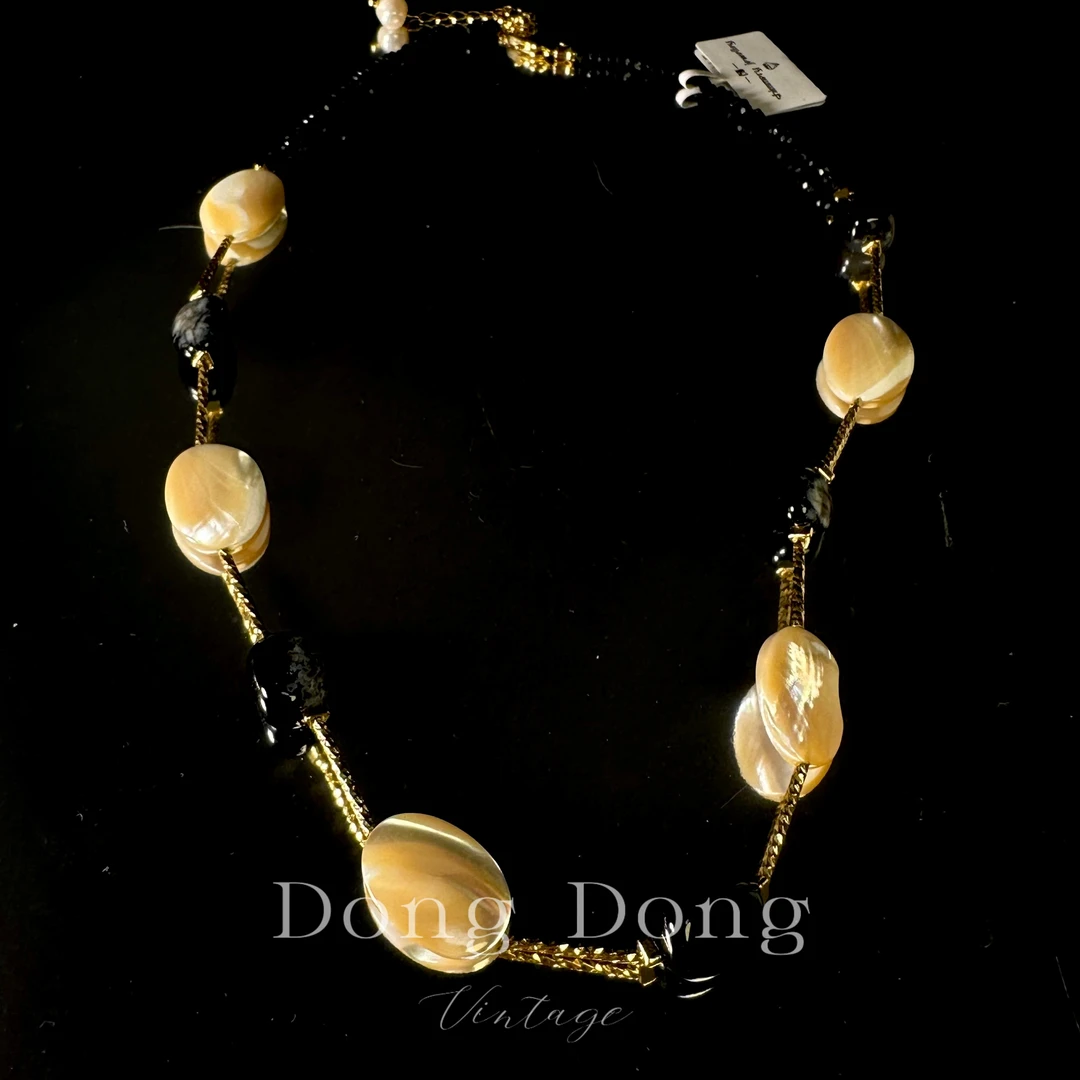 铜合金项链 铜合金中古重工项链【2588】中古收藏