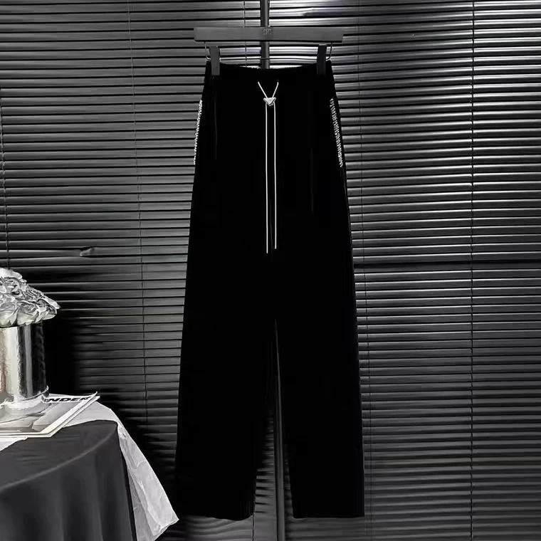 【SCARMONA】RX0462阔腿裤新款裤子直筒香蕉裤宽松