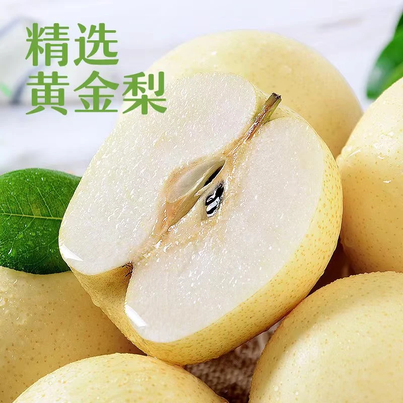 广水观音村黄金梨皮薄肉厚，脆甜多汁，细腻化渣