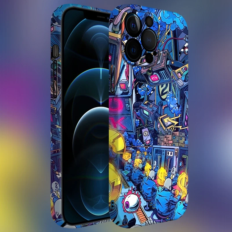 苹果17iphone16/15/14/13/12promax手机壳新款磨砂夜光潮硬套适用