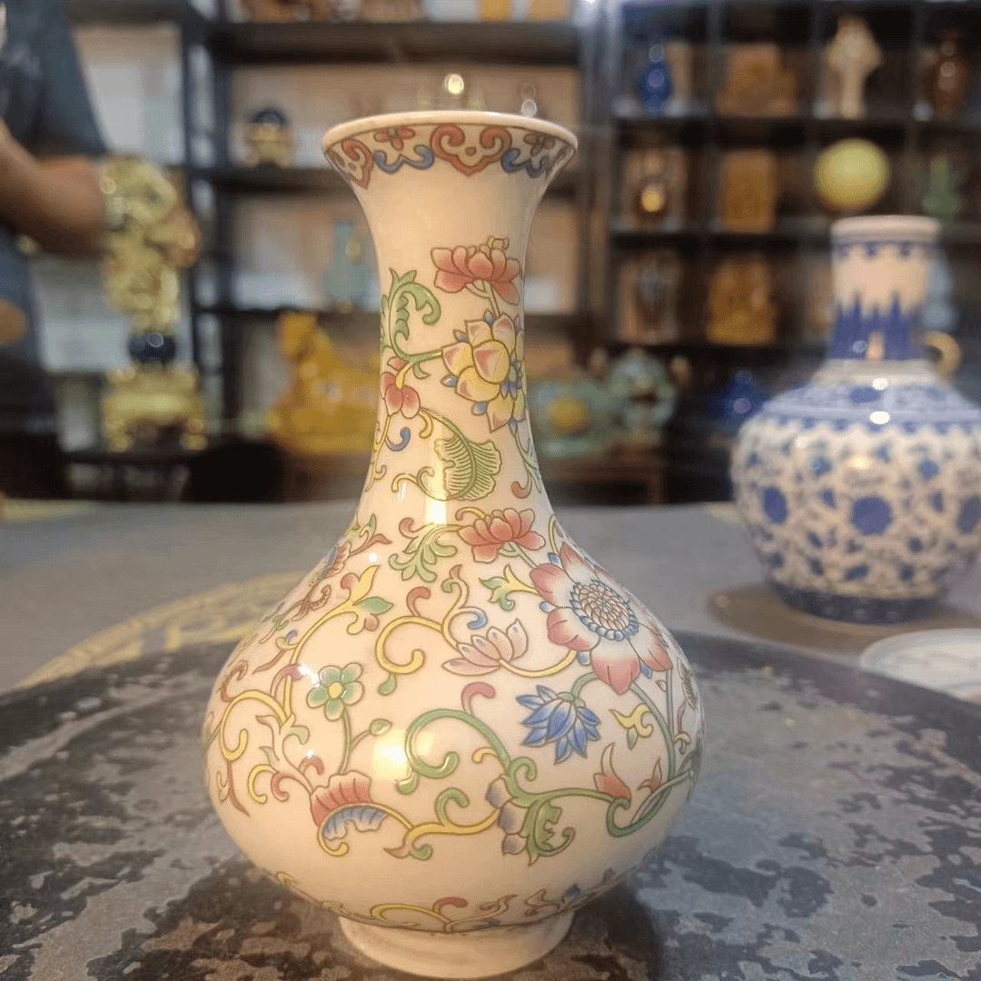 446手工瓷器瓷器摆件现代