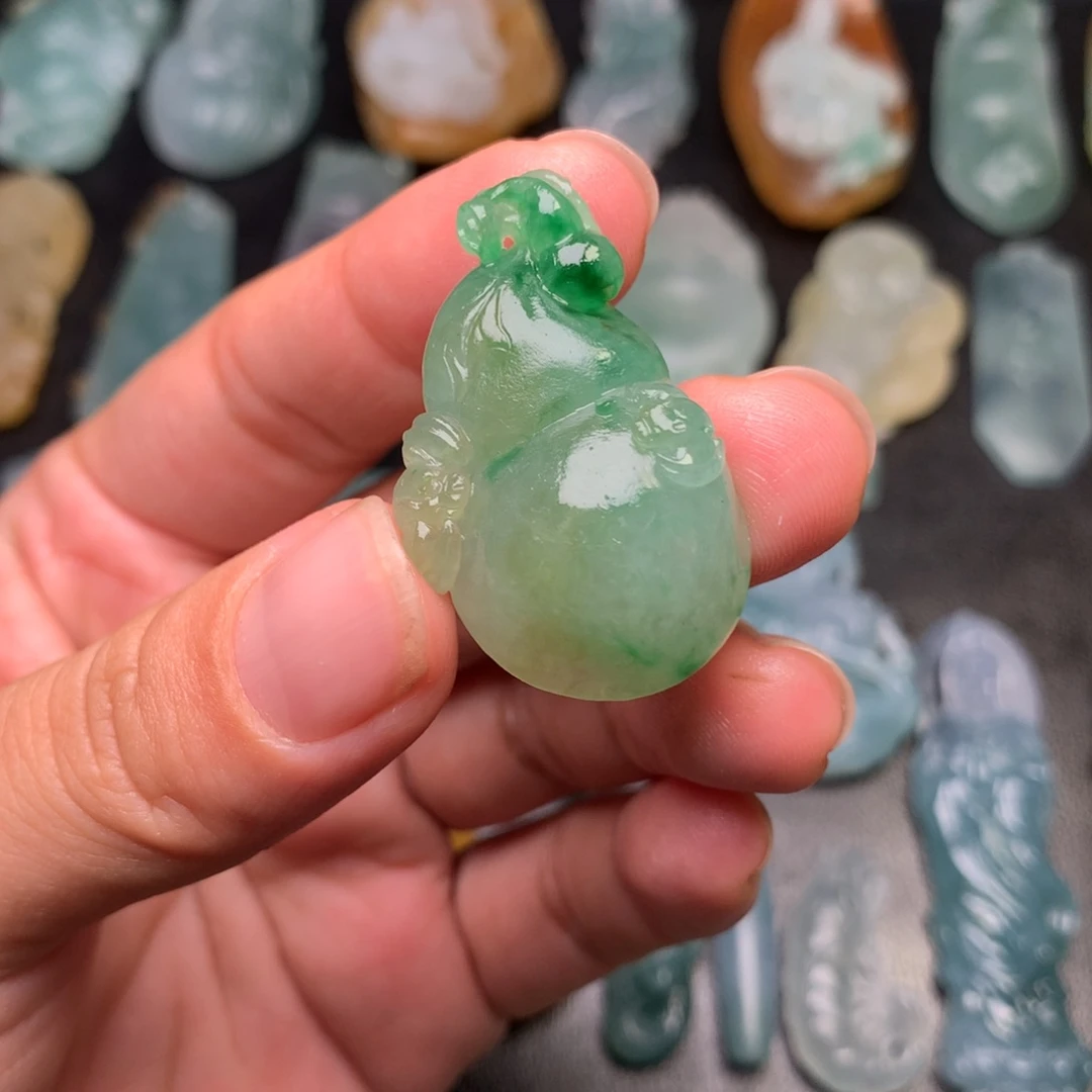 定制翡翠未镶嵌福禄