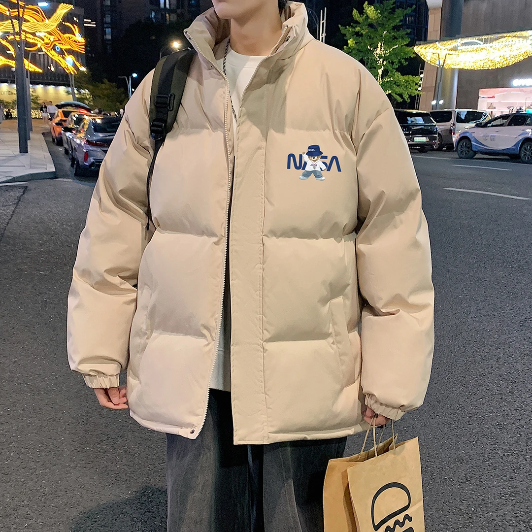 【小扬哥推荐】男式冬天外衣外套冬季男款棉衣休闲痞帅宽松加厚保