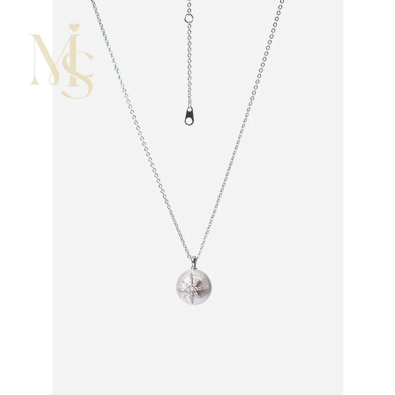 【MIMIUS＆七七】星星吊坠项链锁骨链 WE12331