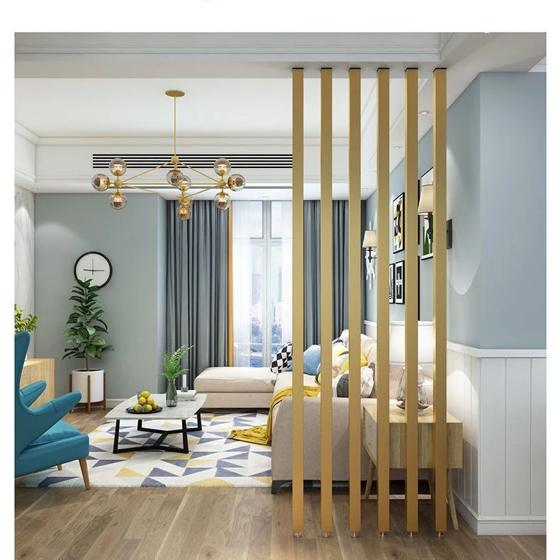 【简约隔断】网红铁艺屏风客厅隔断玄关卫生间艺术餐厅简约免打空间