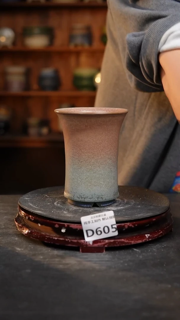 【闪购商品】瓷片景德镇泥泥陶瓷多肉花盆