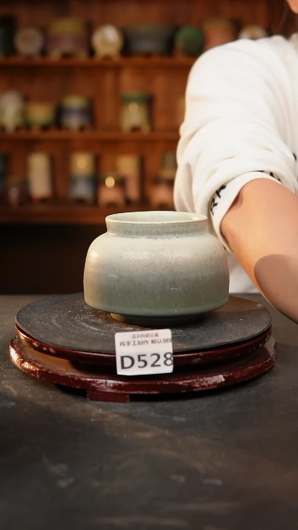 【闪购商品】瓷片52景德镇泥泥陶瓷多肉花盆