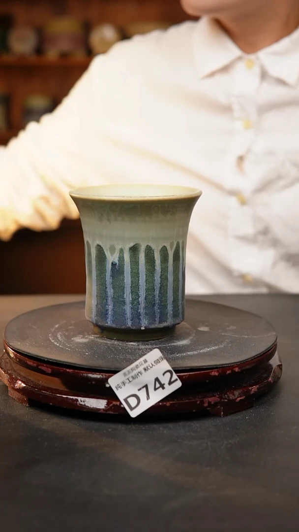 【闪购商品】瓷片景德镇泥泥陶瓷多肉花盆