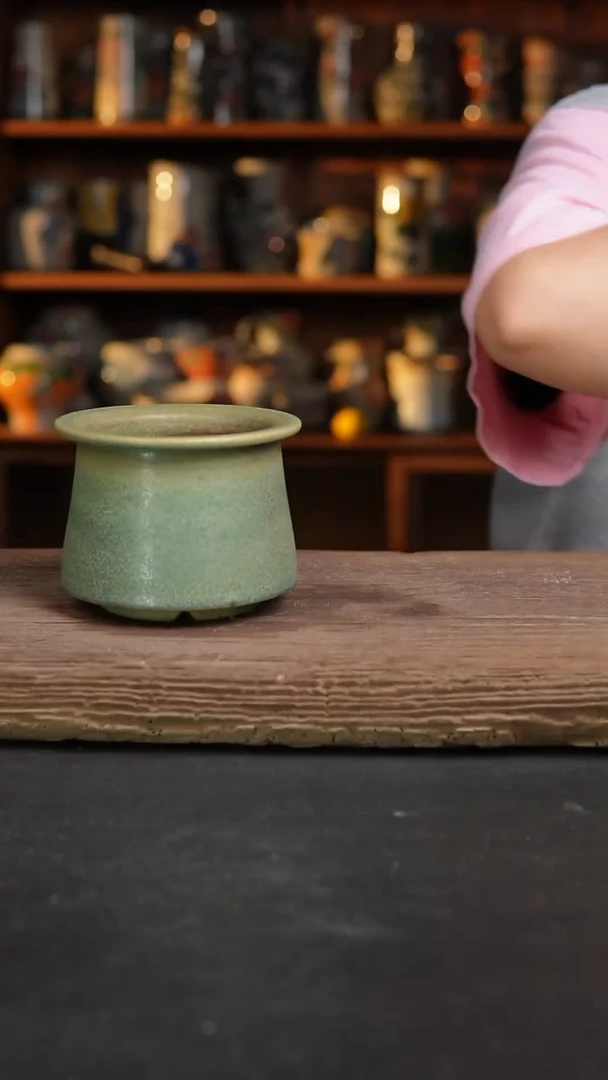 【闪购商品】瓷片02泥泥手工花盆