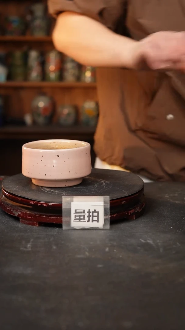 【闪购商品】瓷片泥泥手工花盆口8高6
