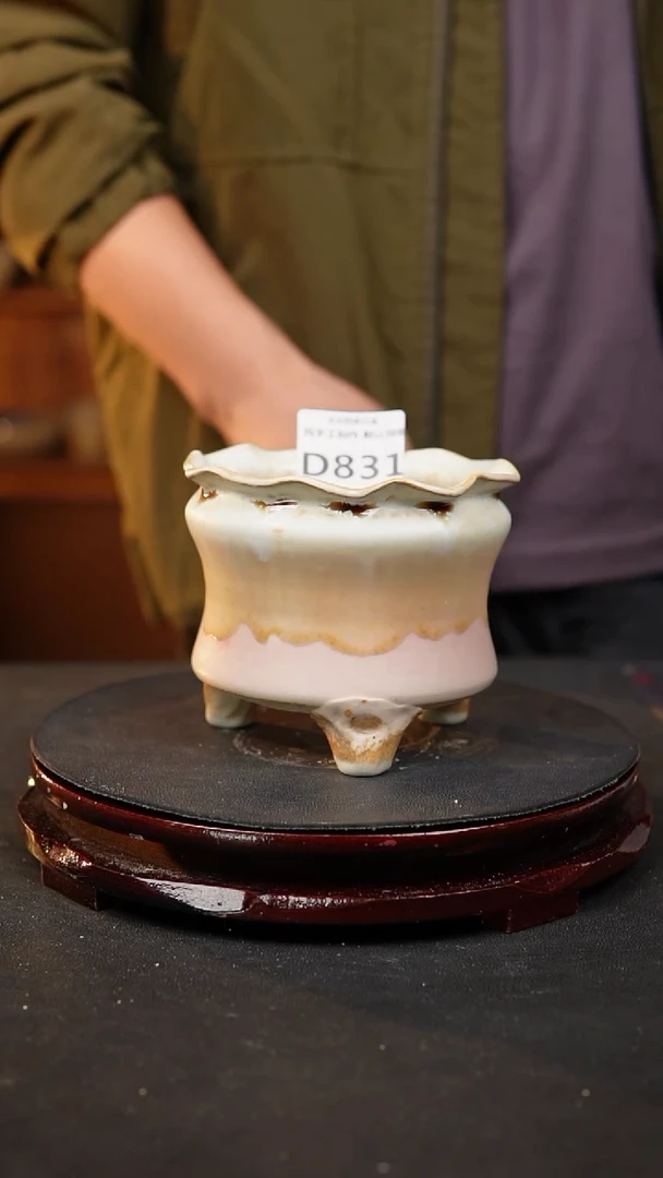 【闪购商品】瓷片831泥泥手工花盆