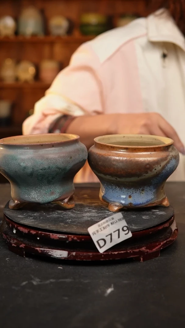 【闪购商品】瓷片景德镇泥泥陶瓷多肉花盆