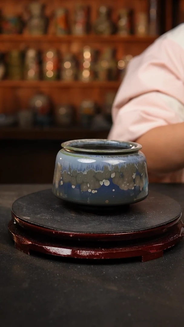 【闪购商品】瓷片81泥泥手工花盆
