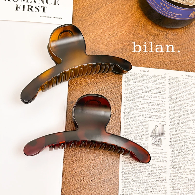 652~新款章鱼大抓夹高品质大号弧形鲨鱼夹女气质简约发夹高级发抓