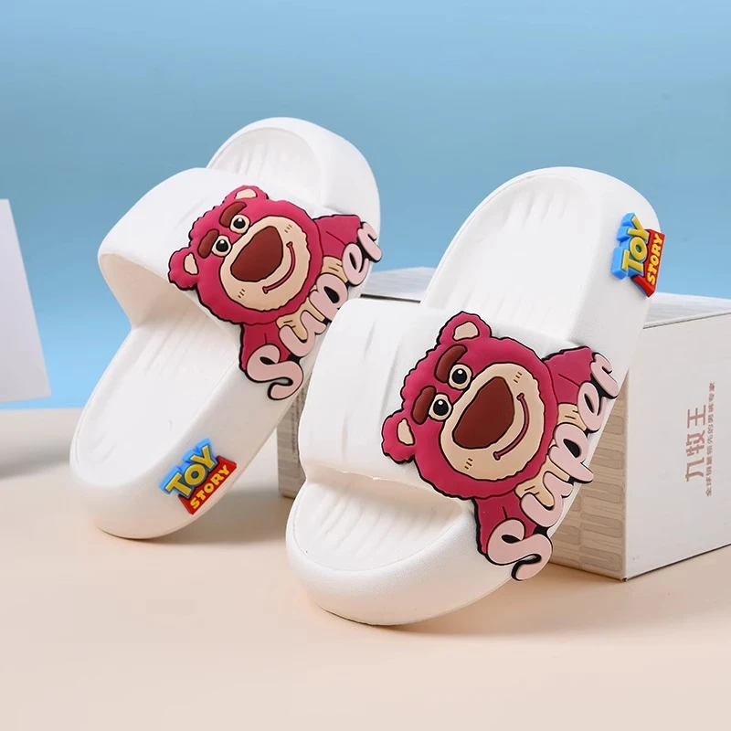 拖鞋女童凉时尚室内卡通防滑女孩男童居家凉拖洗澡软底踩屎感外穿
