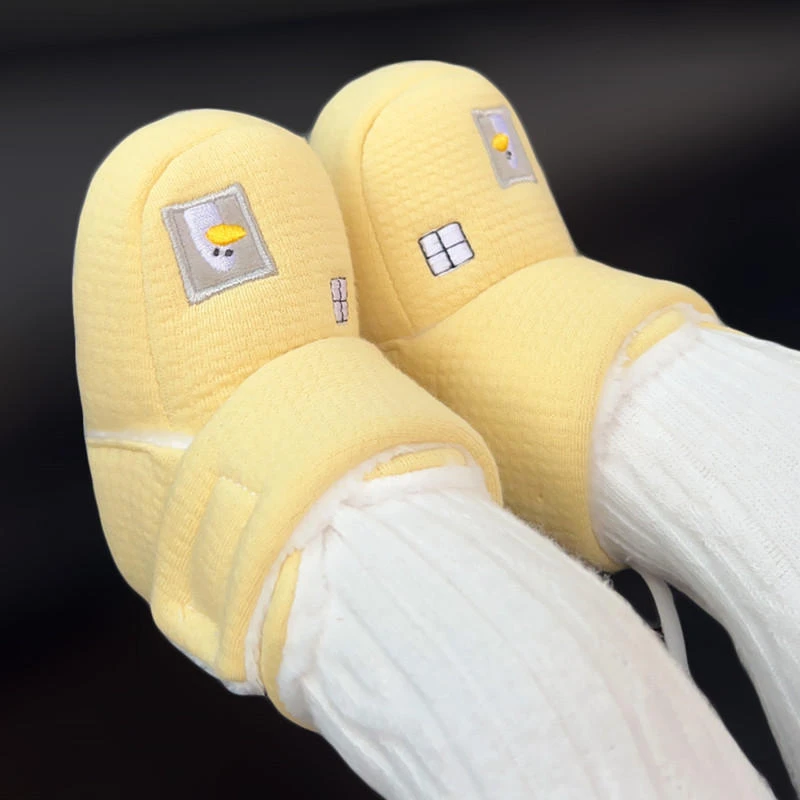 婴儿鞋秋冬软底棉鞋男女宝宝0-1新生儿加绒保暖步前鞋不掉学步鞋