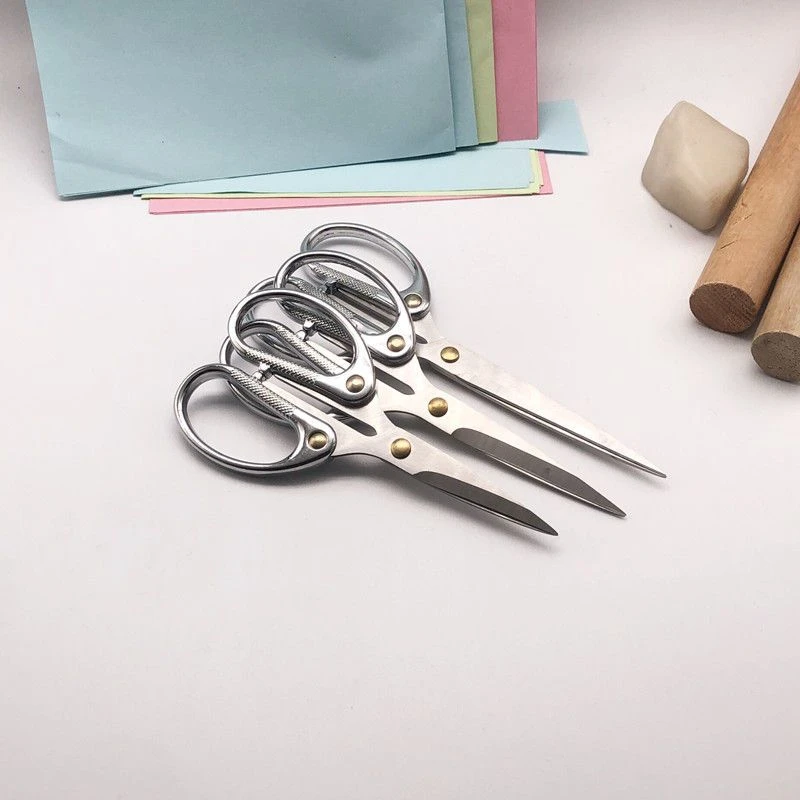 办公文具剪刀手工剪纸剪窗花裁缝家用剪开业剪彩结婚复古金剪子