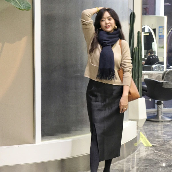 软糯经典高级质感羊绒开衫