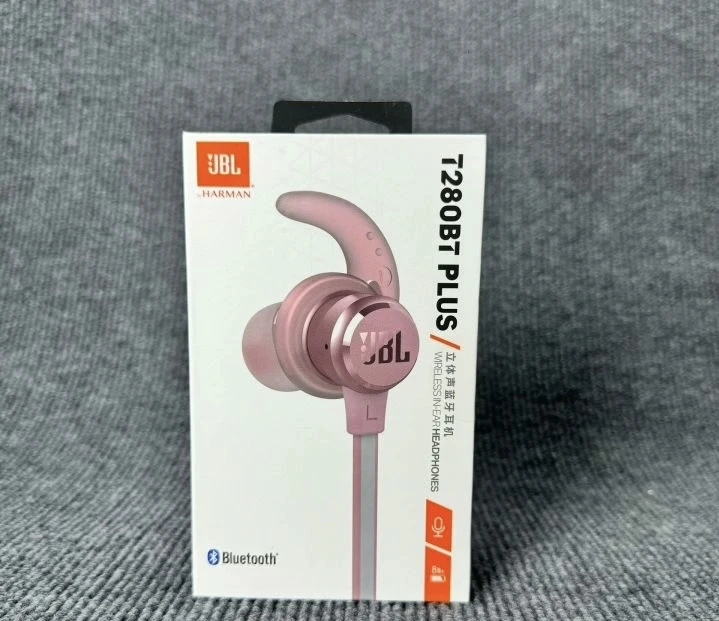99新 JBL T280BT颈挂式无线耳机通话运动游戏入耳式