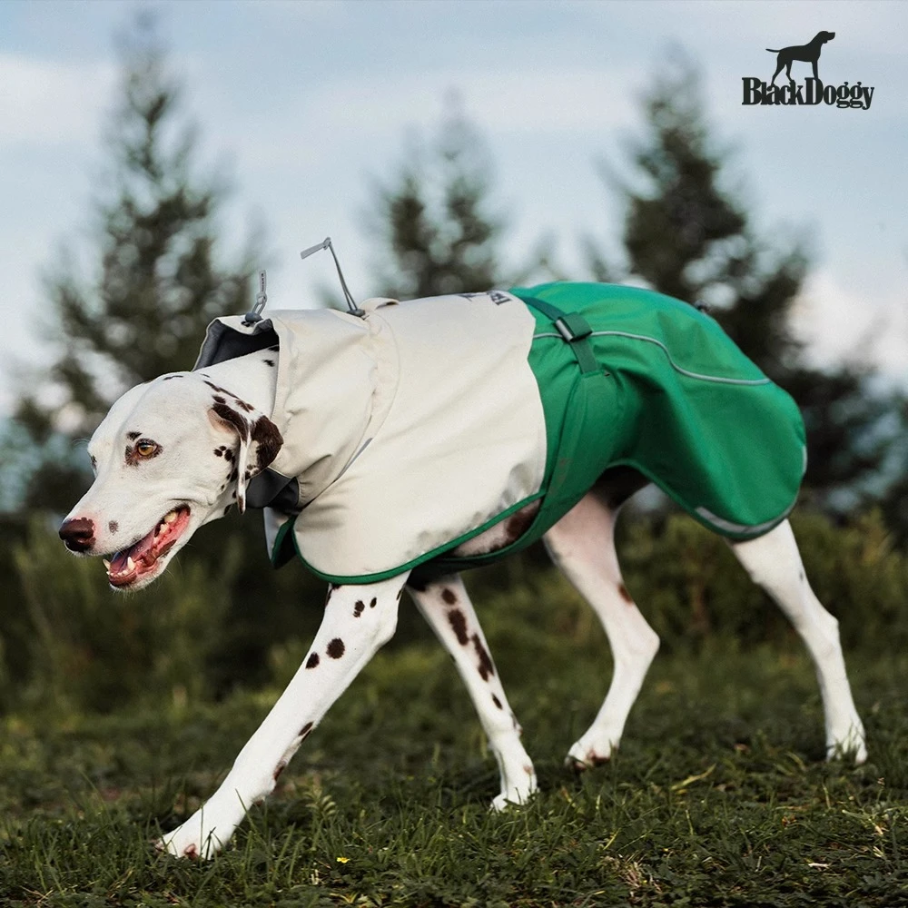 BlackDoggy宠物硬壳防水保暖夹克户外宠物防寒防雪冬季宠物冲锋衣
