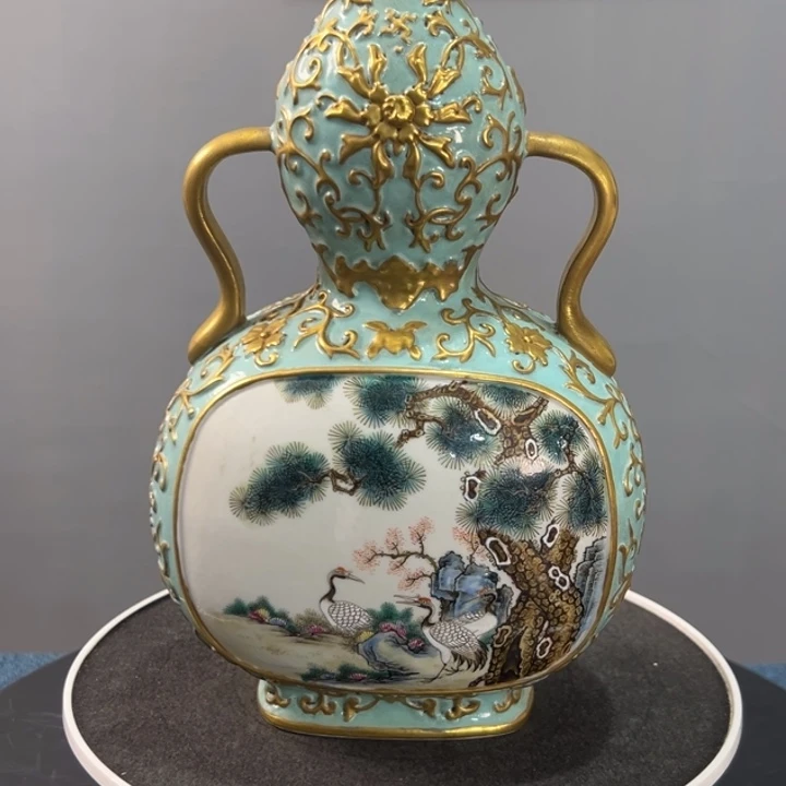 瓶慧*号青花山水人物形象