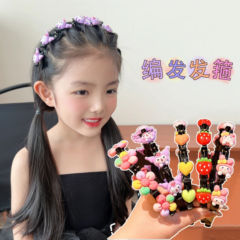 儿童编发头箍洋气韩版压发箍碎发整理神器发饰女孩头饰发卡刘海夹