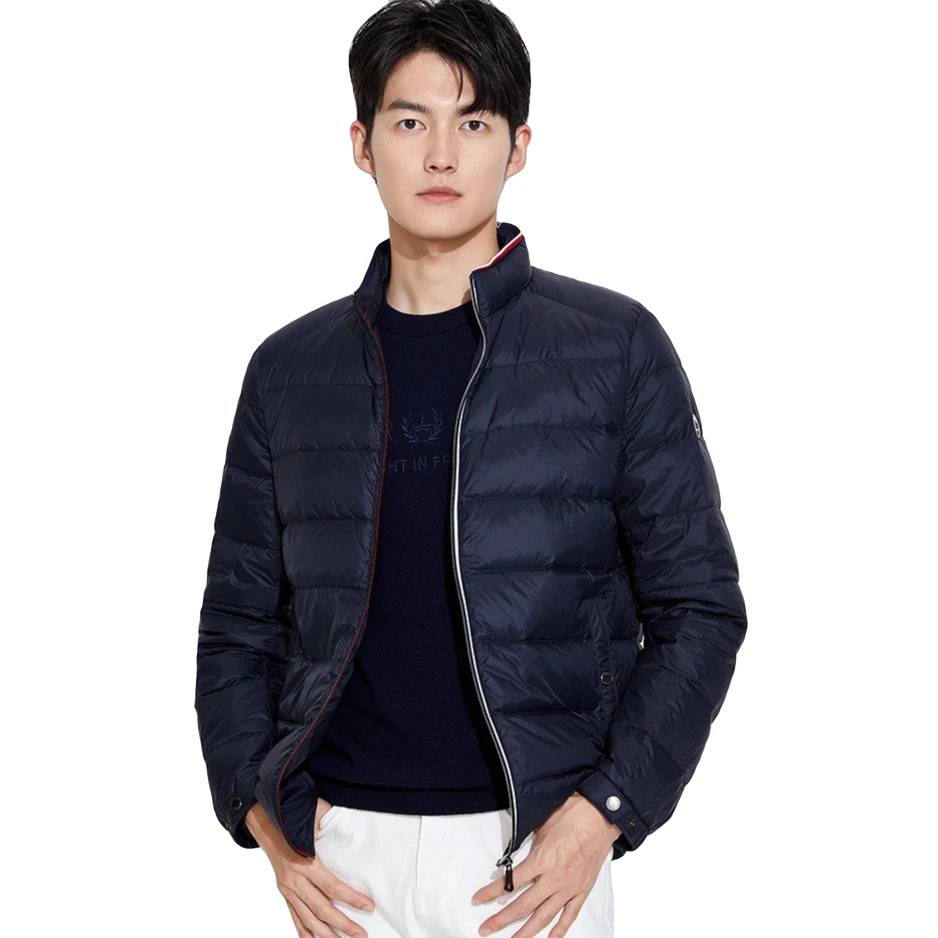 Navigare/纳维凯尔男士百搭秋冬立领保暖轻便休闲短款羽绒服时尚