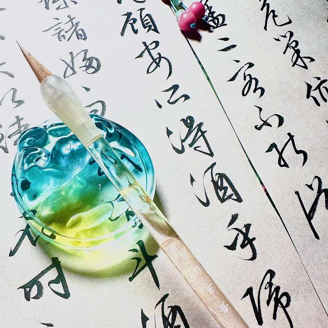 青玉山房【同淋雪】 纯狼毫 出锋2.3 口径0.7软糯易铺毫