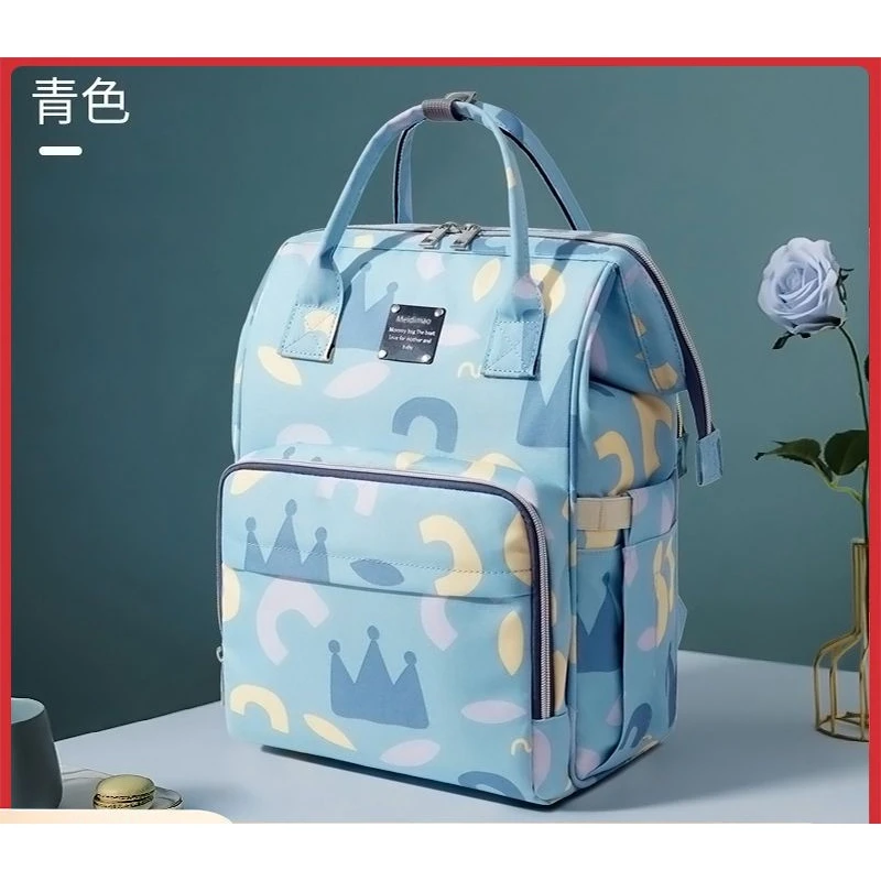 妈咪母婴包双肩背包宝宝出行收纳包妈咪外出包大容量妈妈宝宝背包